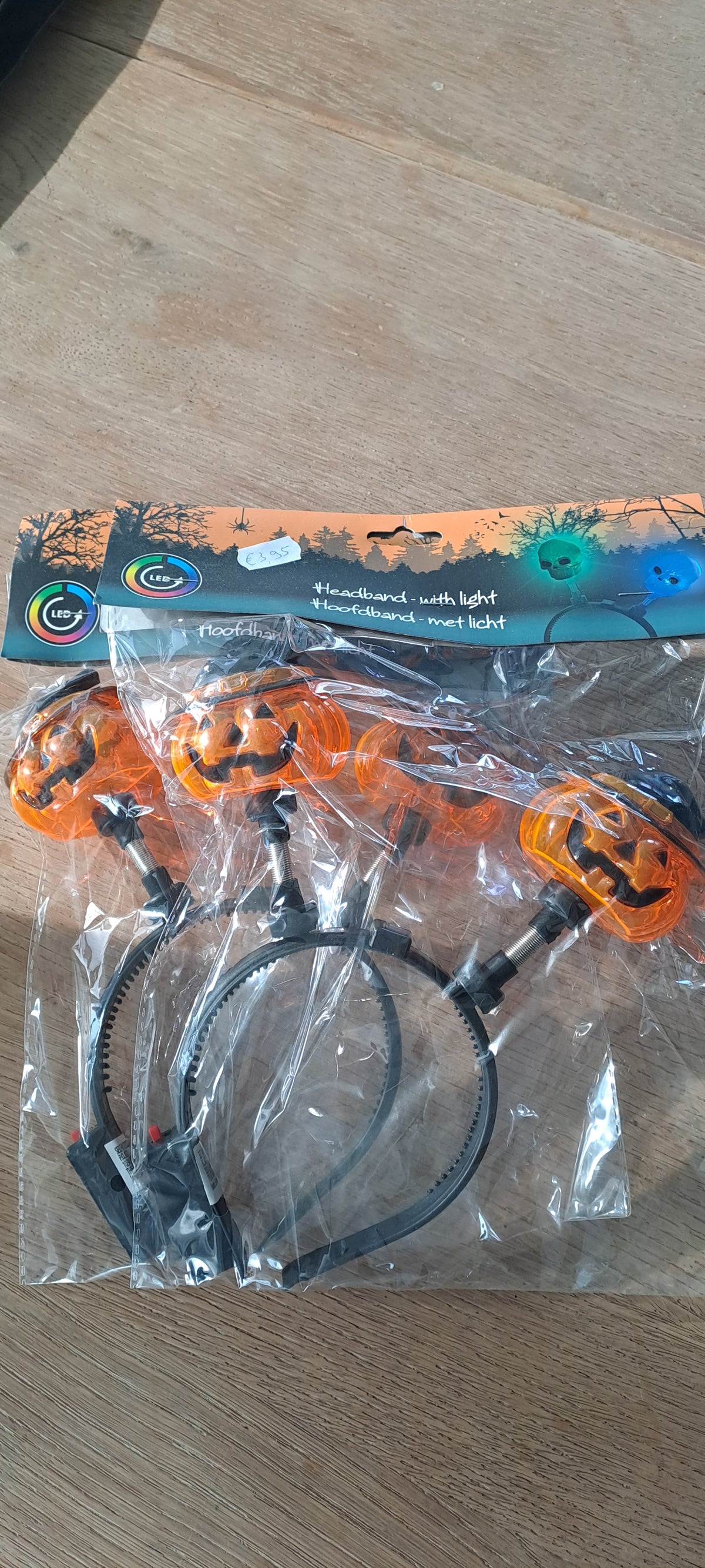 Halloween hoofdband met licht