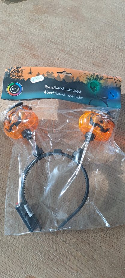 Halloween hoofdband met licht