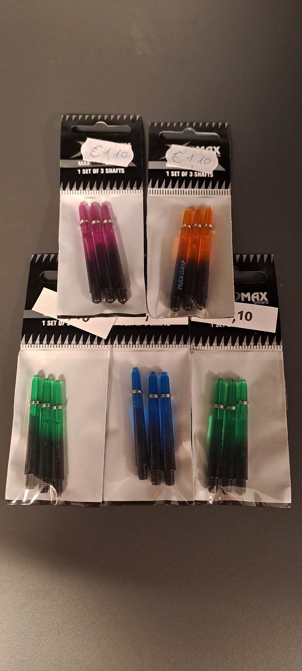 Shafts set XQmax